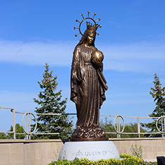 church decoration bronze virgin mary statue